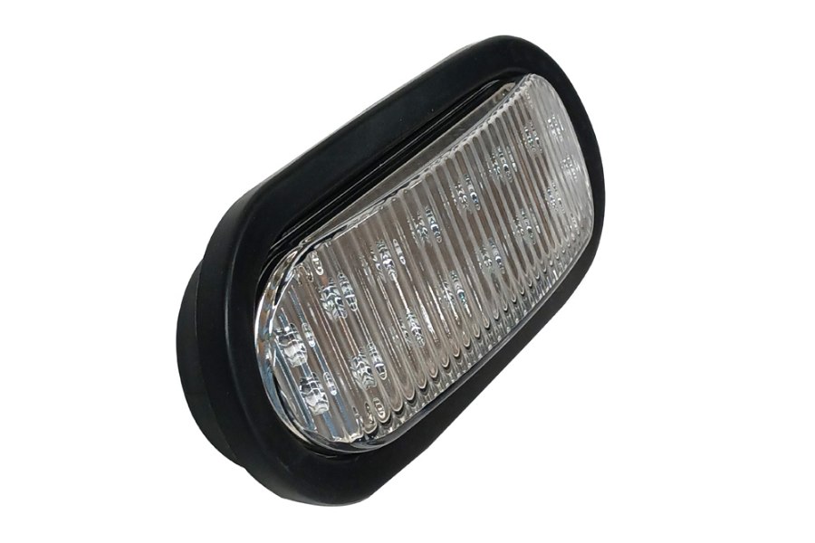 6" Oval Amber LED Warning Light | Zip's