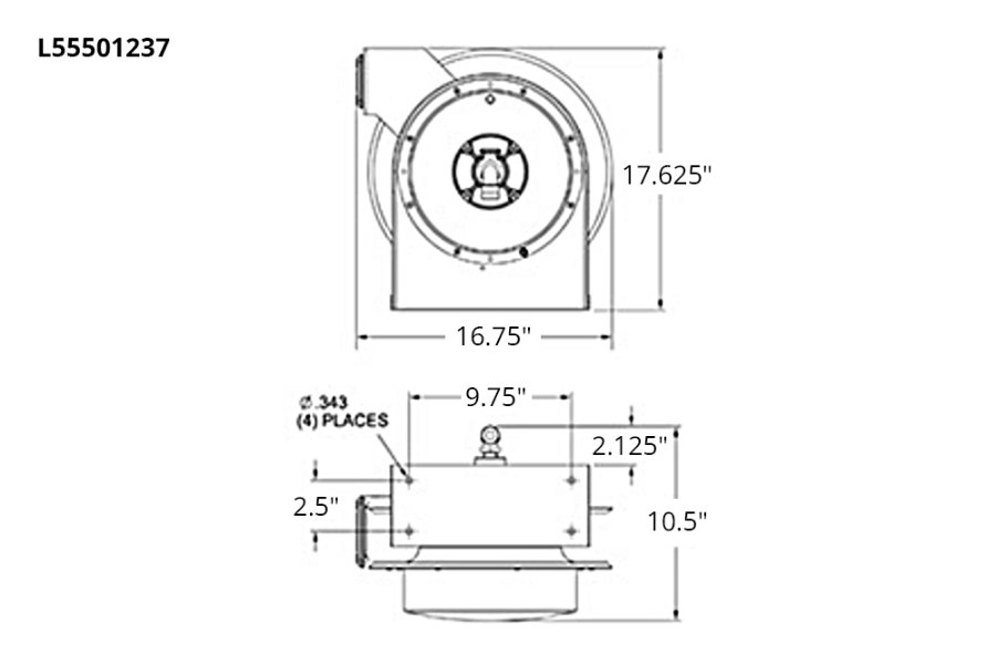 Picture of Reelcraft Premium Duty L5000 Power Cord Reels