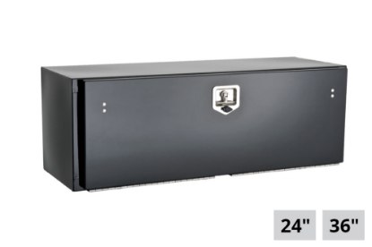 Picture of Phoenix High Gloss Black Powder Coated Steel TopSide Mount ToolBox