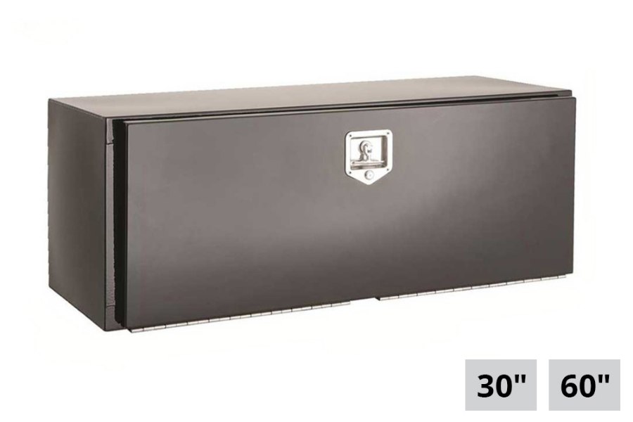 Picture of Phoenix Black Powder Coated Steel Toolbox