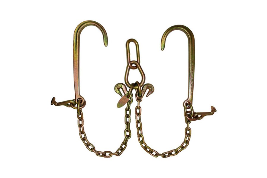 Picture of B/A V-Chain, Grade 70, 5/16" w/15" J and T-Hooks, 3'