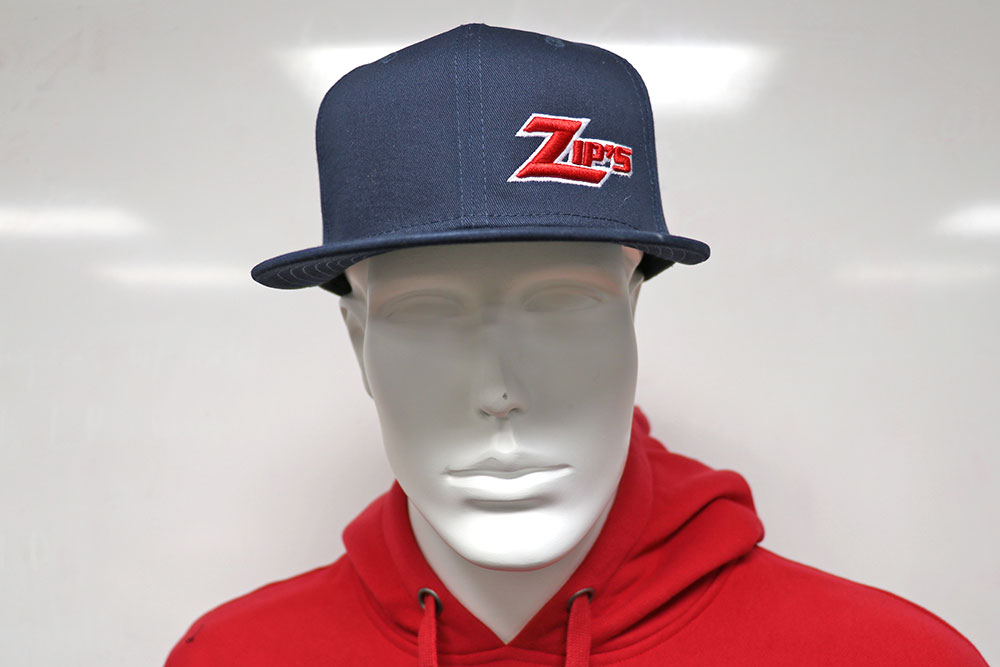 Picture of Zip's Logo Hat Flat Bill Navy