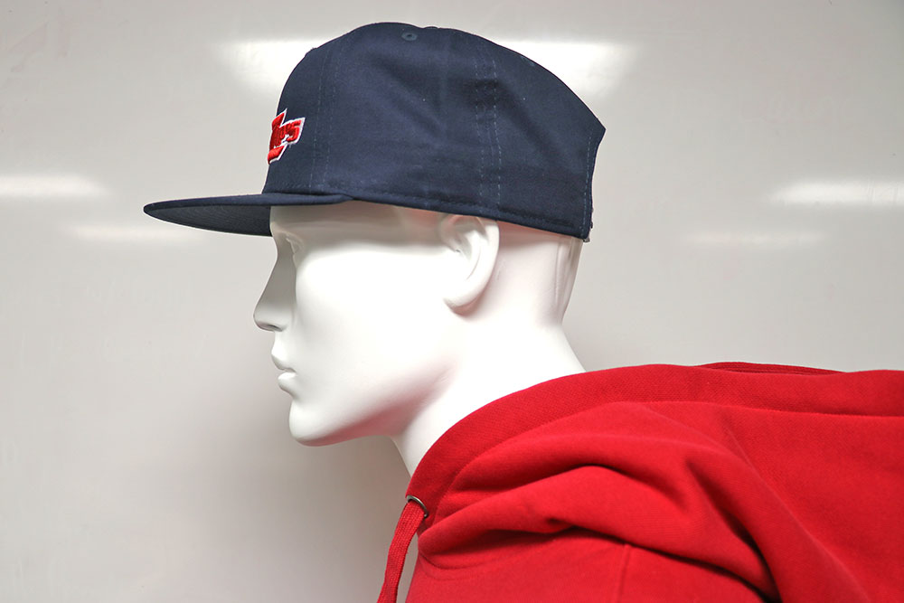 Picture of Zip's Logo Hat Flat Bill Navy