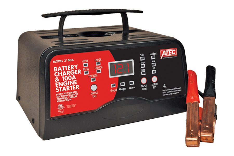 Picture of Associated Equipment Portable 6/12V Automatic Full-Rate Charger