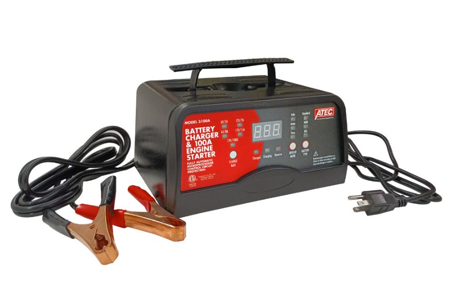 Picture of Associated Equipment Portable 6/12V Automatic Full-Rate Charger