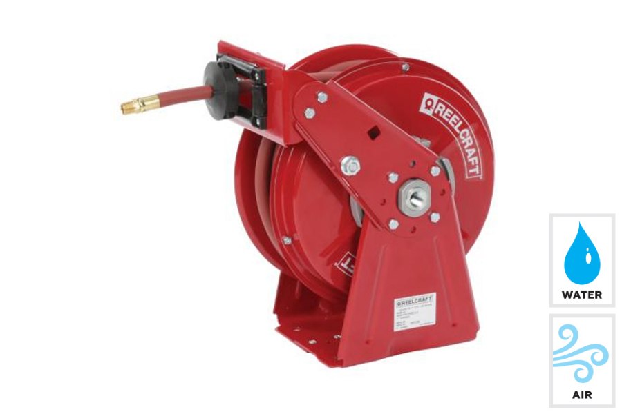 Picture of Reelcraft DP5000 Series Air/Water Dual Pedestal Hose Reel