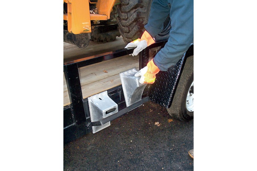 Picture of Buyers Alumium Wheel Chock, 6.25 x 12.25 x 7 Inch