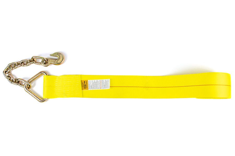 Picture of Zip's 4" Winch Straps with Chain and Grab Hook