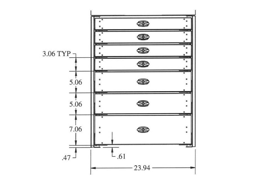 Picture of Stellar 7 Drawer Toolbox Systems