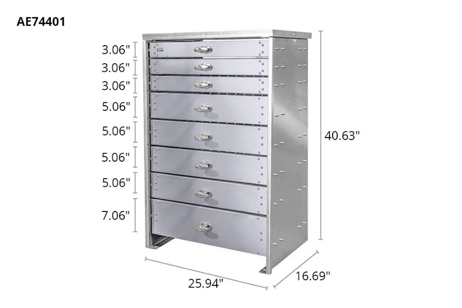 Picture of Stellar 8 Drawer Toolbox Systems