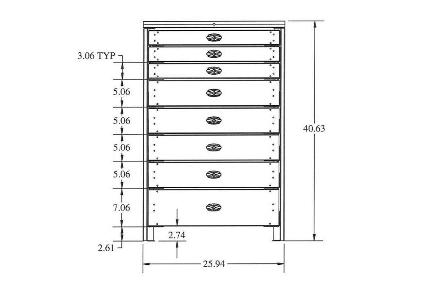 Picture of Stellar 8 Drawer Toolbox Systems