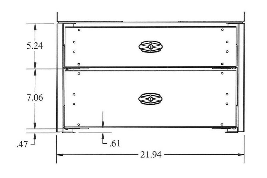 Picture of Stellar 2 Drawer Toolbox Systems