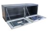 Picture of RC Industries Black Powder Coated Steel Toolbox w/Stainless Steel Door