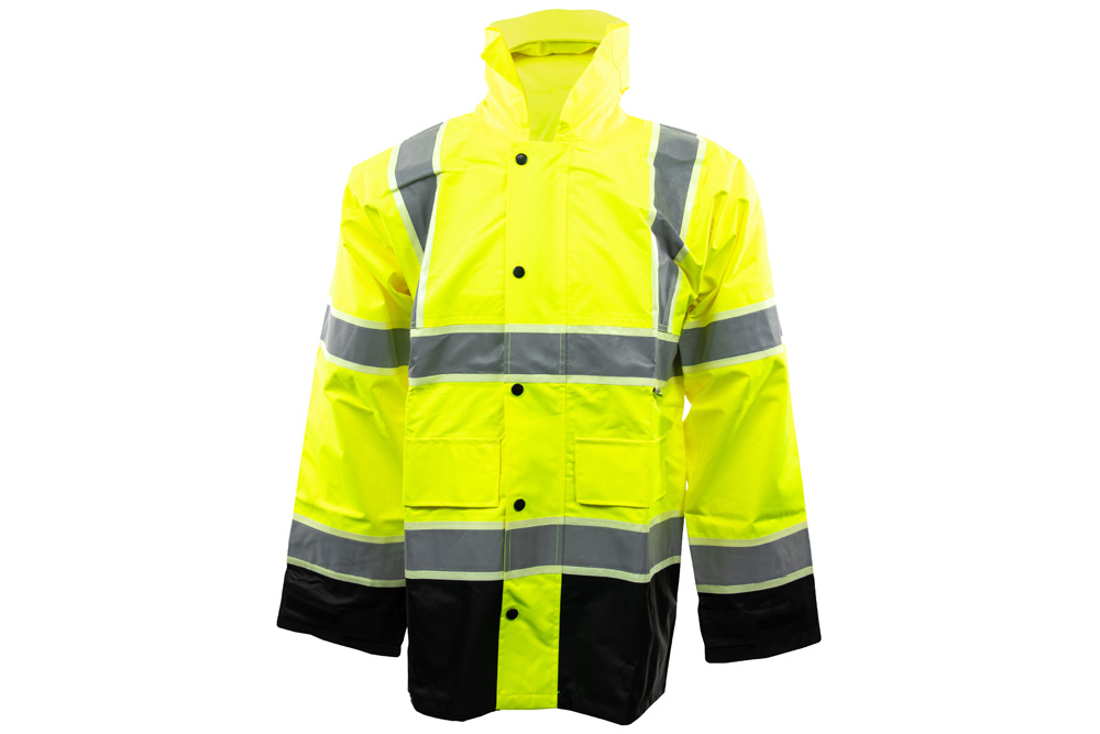 Picture of Alpha Workwear Class 3 Glow-in-the-Dark Rain Jacket