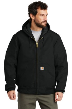 Picture of Carhartt Quilted-Flannel-Lined Duck Active Jac