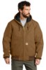 Picture of Carhartt Quilted-Flannel-Lined Duck Active Jac