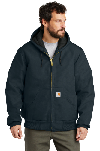 Picture of Carhartt Quilted-Flannel-Lined Duck Active Jac