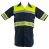 Picture of Red Kap Hi-Visibility Colorblock Ripstop Short Sleeve Work Shirt