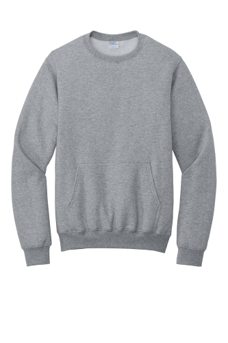 Picture of Port & Company Crewneck Pocket Sweatshirt