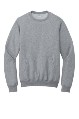 Picture of Port & Company Crewneck Pocket Sweatshirt