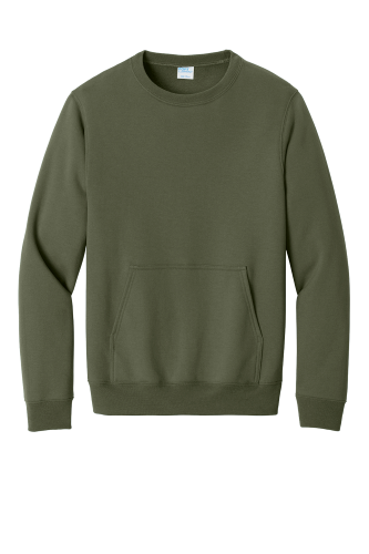 Picture of Port & Company Crewneck Pocket Sweatshirt