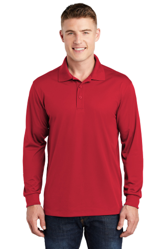 Picture of Sport-Tek Long Sleeve Micropique Sport-Wick Polo