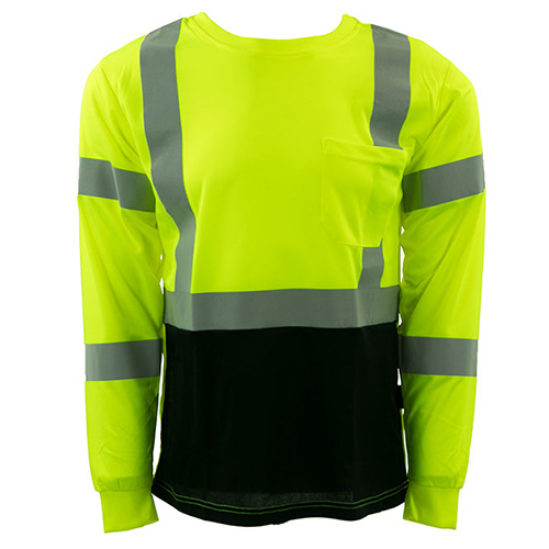 Picture of GSS Safety Class 3 Long Sleeve Shirt with Black Bottom