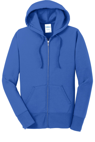 Picture of Port & Company Ladies Core Fleece Full-Zip Hooded Sweatshirt