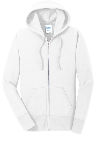 Picture of Port & Company Ladies Core Fleece Full-Zip Hooded Sweatshirt