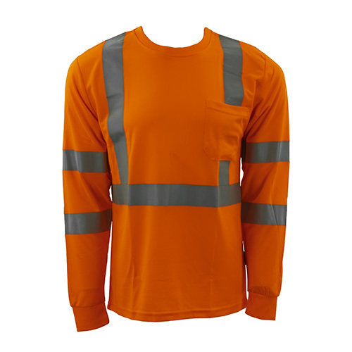 Picture of GSS Safety Class 3 Long Sleeve Moisture Wicking Safety Shirt