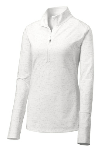 Picture of Sport-Tek Ladies Sport-Wick Stretch Reflective 1/2-Zip Pullover