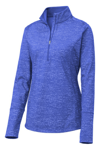 Picture of Sport-Tek Ladies Sport-Wick Stretch Reflective 1/2-Zip Pullover