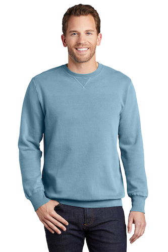 Picture of Port & Company Beach Wash Garment-Dyed Crewneck Sweatshirt