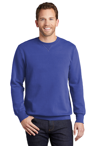 Picture of Port & Company Beach Wash Garment-Dyed Crewneck Sweatshirt