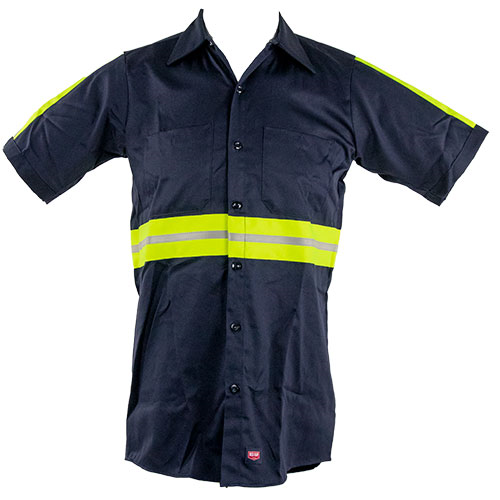 Picture of Red Kap Enhanced Visibility Short Sleeve Cotton Work Shirt