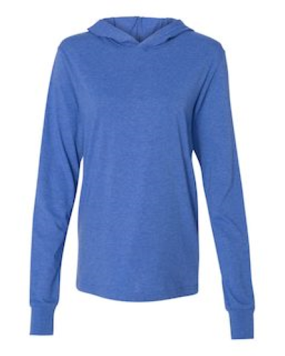 Picture of BELLA + CANVAS Jersey Hooded Long Sleeve Tee