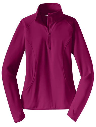 Picture of Sport-Tek Ladies Sport-Wick Stretch 1/4-Zip Pullover