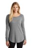 Picture of District Women's Perfect Tri Long Sleeve Tunic T-Shirt