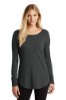 Picture of District Women's Perfect Tri Long Sleeve Tunic T-Shirt