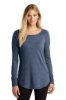 Picture of District Women's Perfect Tri Long Sleeve Tunic T-Shirt