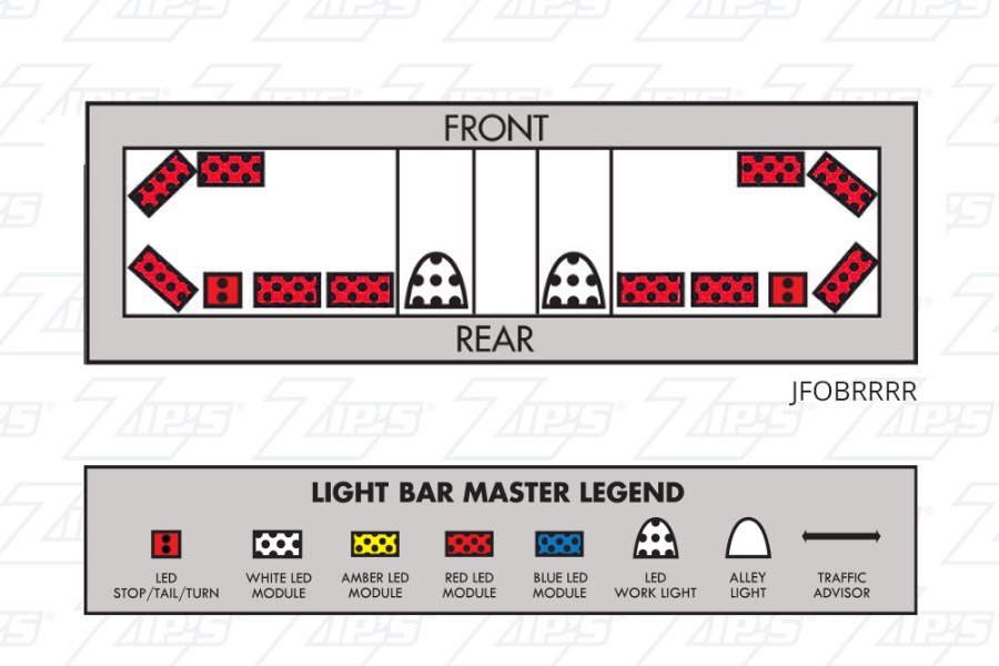 Picture of Whelen Towman's Justice Low-Profile Light Bars