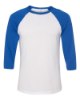 Picture of BELLA + CANVAS 3/4 Sleeve Baseball Tee