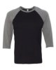Picture of BELLA + CANVAS 3/4 Sleeve Baseball Tee