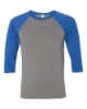 Picture of BELLA + CANVAS 3/4 Sleeve Baseball Tee