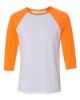 Picture of BELLA + CANVAS 3/4 Sleeve Baseball Tee