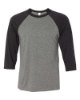 Picture of BELLA + CANVAS 3/4 Sleeve Baseball Tee