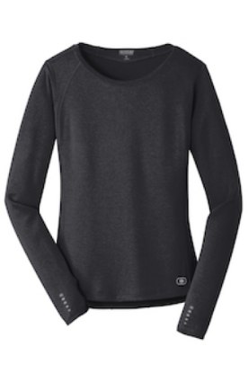 Picture of OGIO Ladies Long Sleeve Pulse Crew Shirt