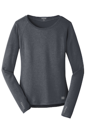 Picture of OGIO Ladies Long Sleeve Pulse Crew Shirt