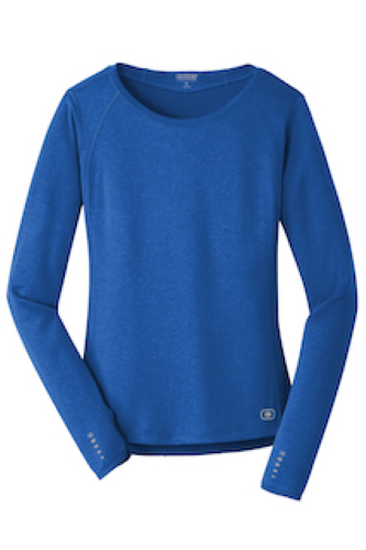 Picture of OGIO Ladies Long Sleeve Pulse Crew Shirt