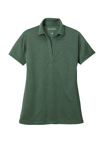 Picture of Port Authority Ladies Heathered Silk Touch Perf Polo